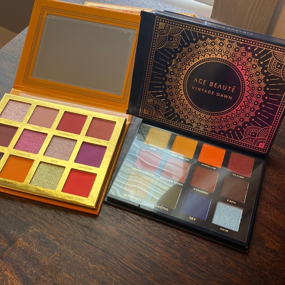 Fall eyeshadow palettes.